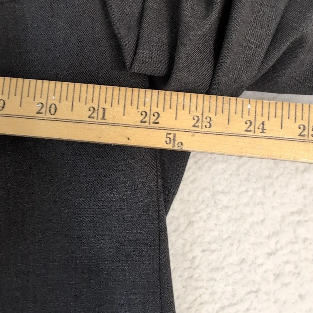 Brooks Brothers Blazer Men's 46 L Dark Gray Wool Brooksease 2 Button Stretch - Picture 6 of 8